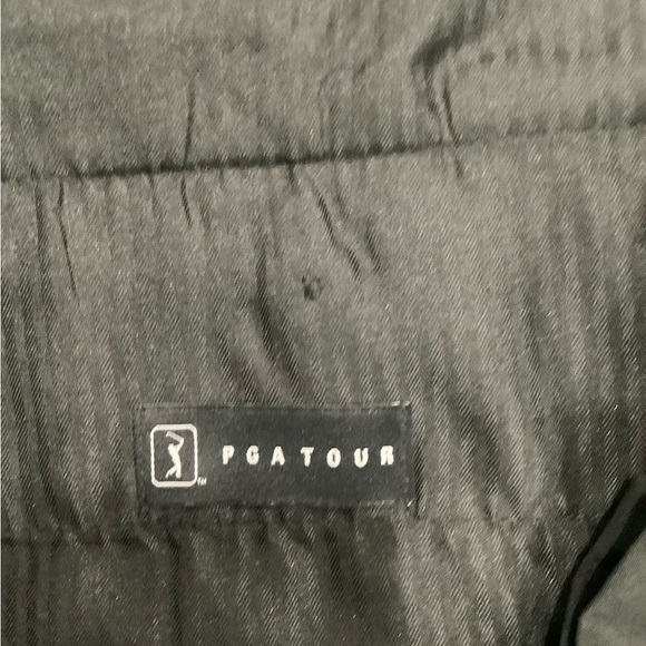 Men's PGA Tour 38 Large Chino Khakis Shorts Golf Black Lightweight 5 Pocket NWOT - Picture 5 of 6